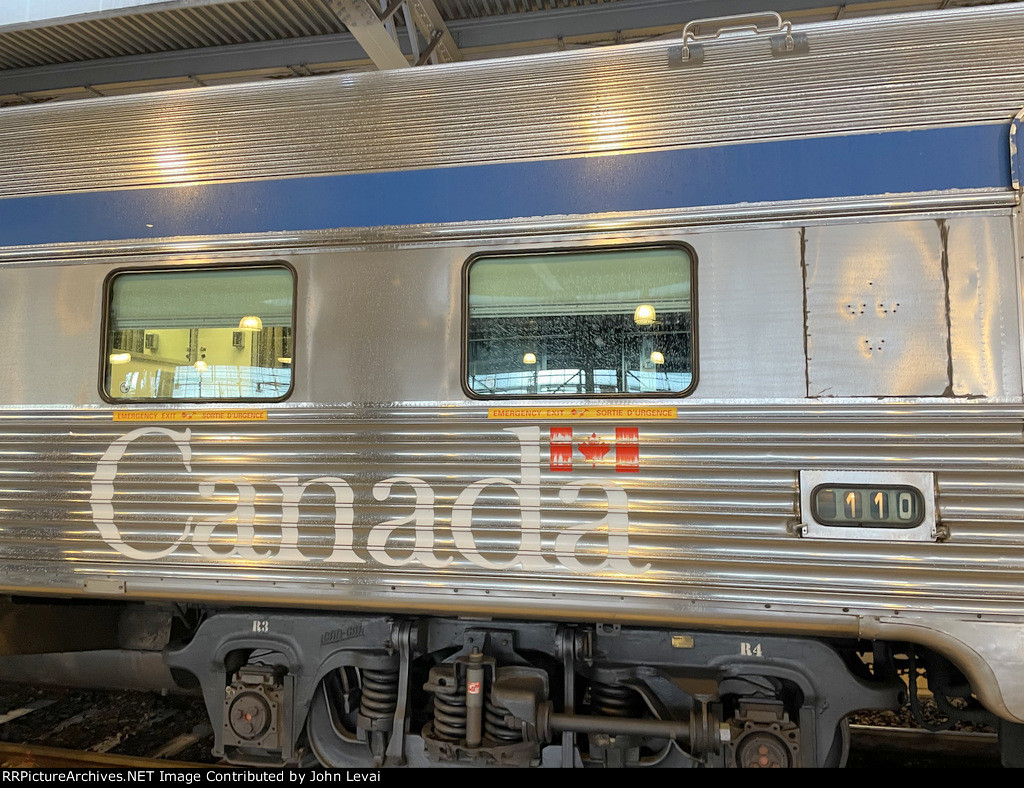 Nothing like Canada being spelled on the Budd Cars on VIA1 at Toronto Union Station